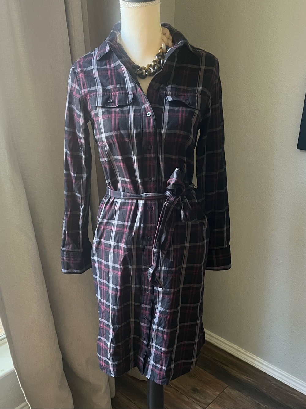 Ralph Lauren Fall Plaid Shirtdress